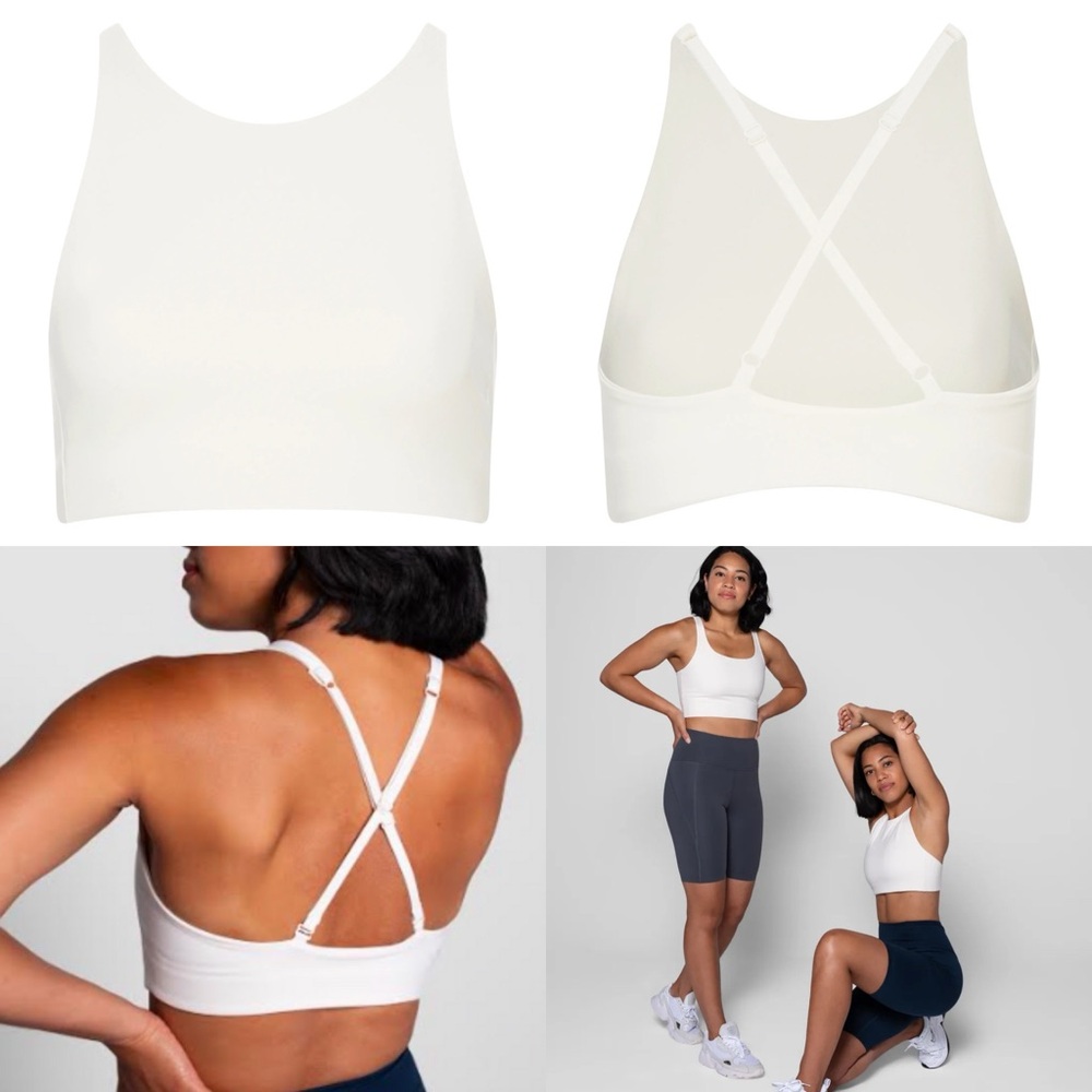NWT | XS | Girlfriend Collective's Topanga Sports Bra | ivory